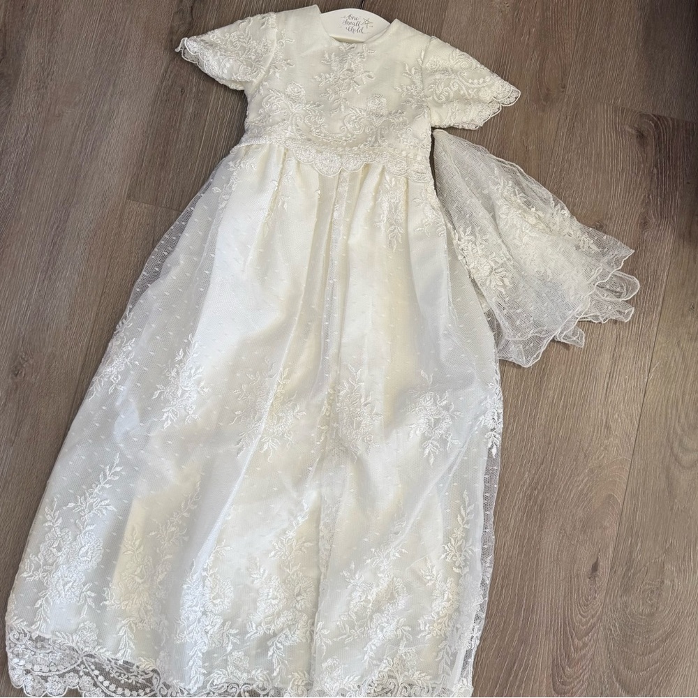 Little things mean a lot christening gown NEW